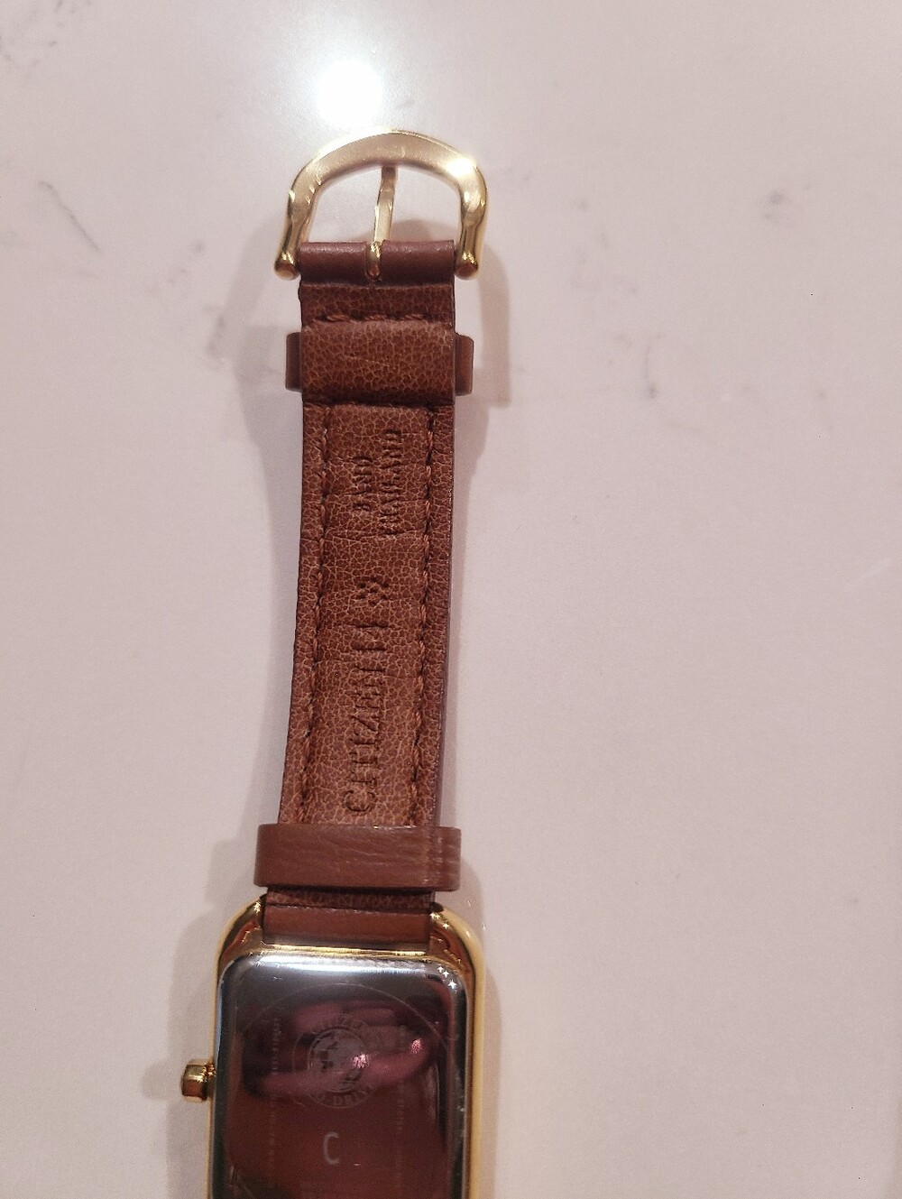 EUC CITIZEN ECO-DRIVE WOMEN'S SILHOUETTE BROWN LEATHER STRAP EM0492-02A - Picture 11 of 16